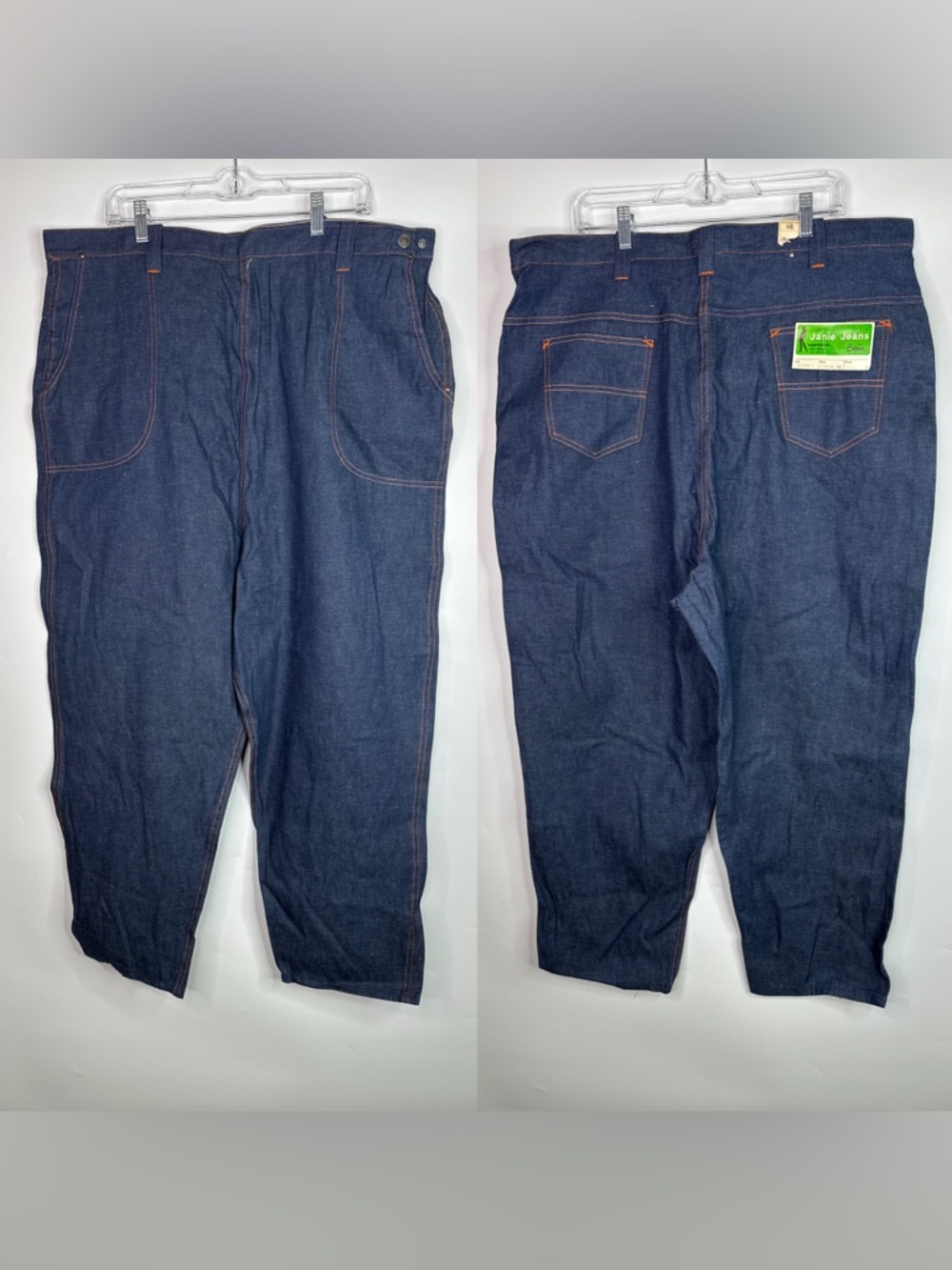 Vintage Janie Jeans Sanforized Dungaree Jeans 1950'S Deadstock NWT 40X27